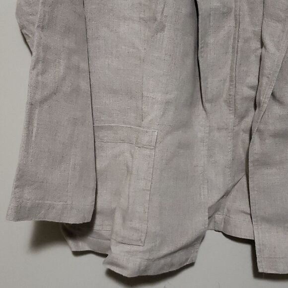 Eileen Fisher women's Petite Organic Linen Jacket medium cream - Picture 5 of 8